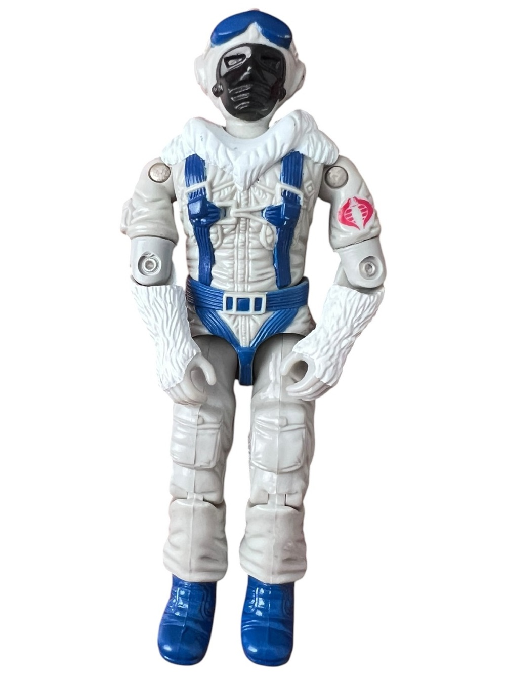 Snow Serpent Incomplete C8.5 1985 Vintage GI JOE DC #6 (Figure Only)
